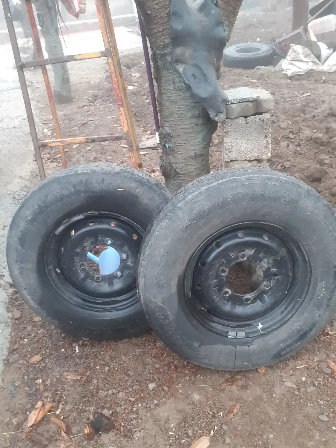 دوعدد رینگ توبلیس لاستیک|قطعات یدکی و لوازم جانبی|مشگین شهر, |دیوار