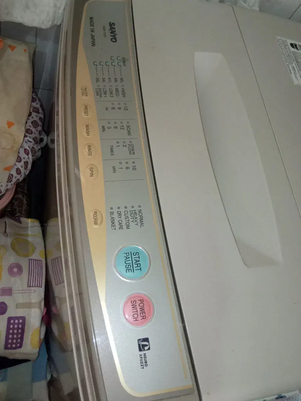 ماشین لباسشویی سانیو ژاپن ۹کیلویی|ماشین لباسشویی و خشک‌کن لباس|تهران, منیریه|دیوار