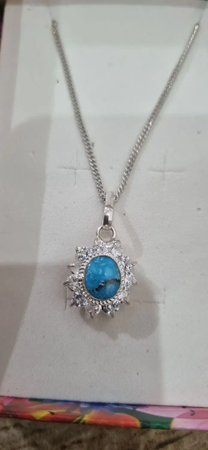 گردنبند فیروزه نیشابور|جواهرات|رامسر, |دیوار