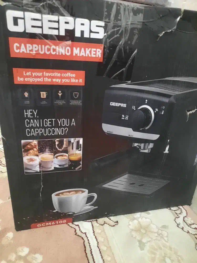 دستگاه اسپرسو ساز GEEPAS|سماور، چایساز، قهوهساز|شهریار, یوسف آباد صیرفی|دیوار