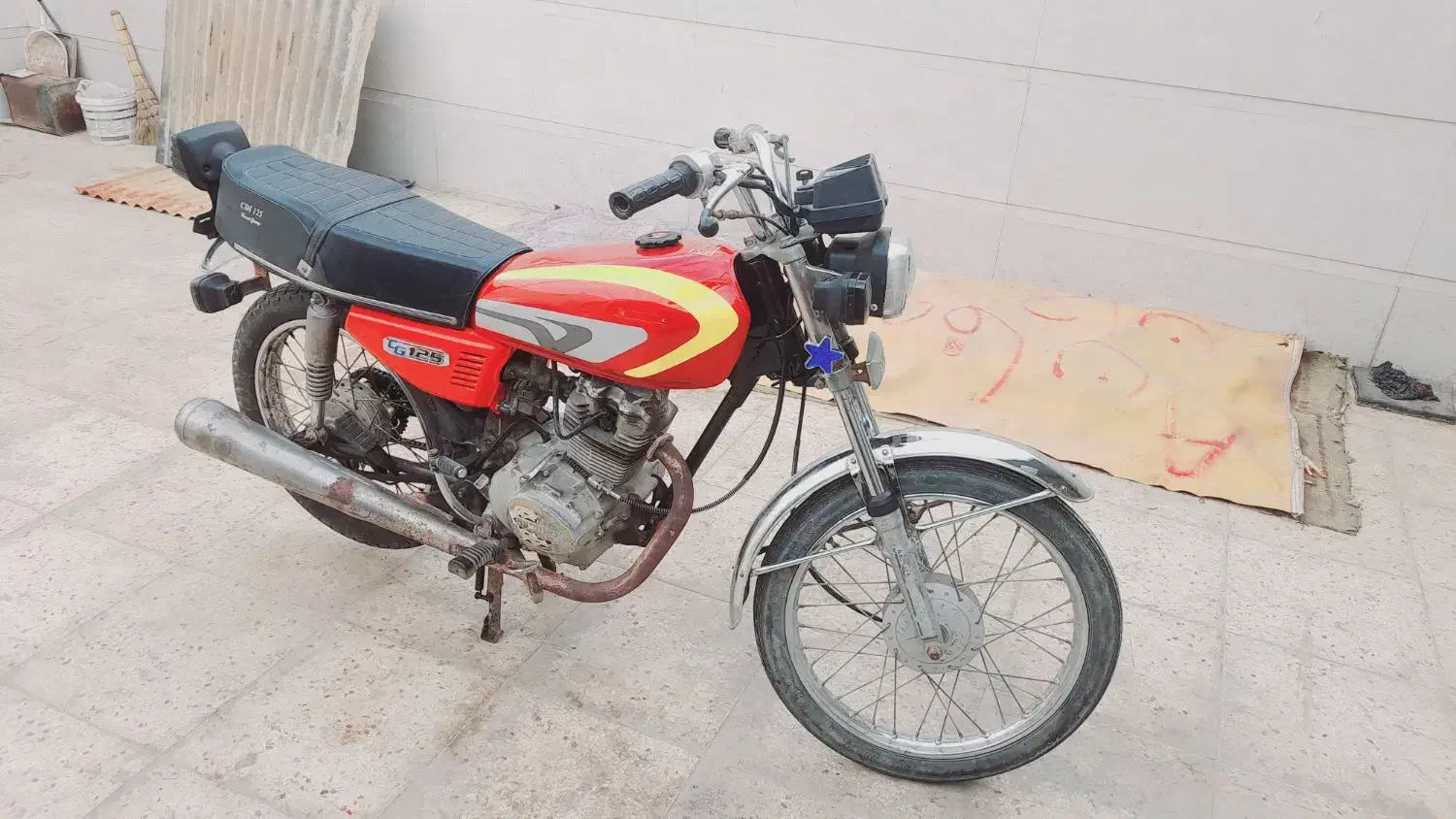 موتور هوندا مزایده ۱۲۵|موتورسیکلت|آق قلا, |دیوار