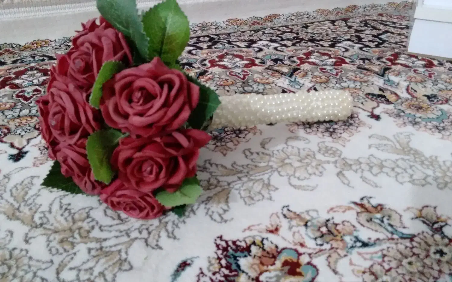 دسته گل عروس|گل مصنوعی|یاسوج, |دیوار