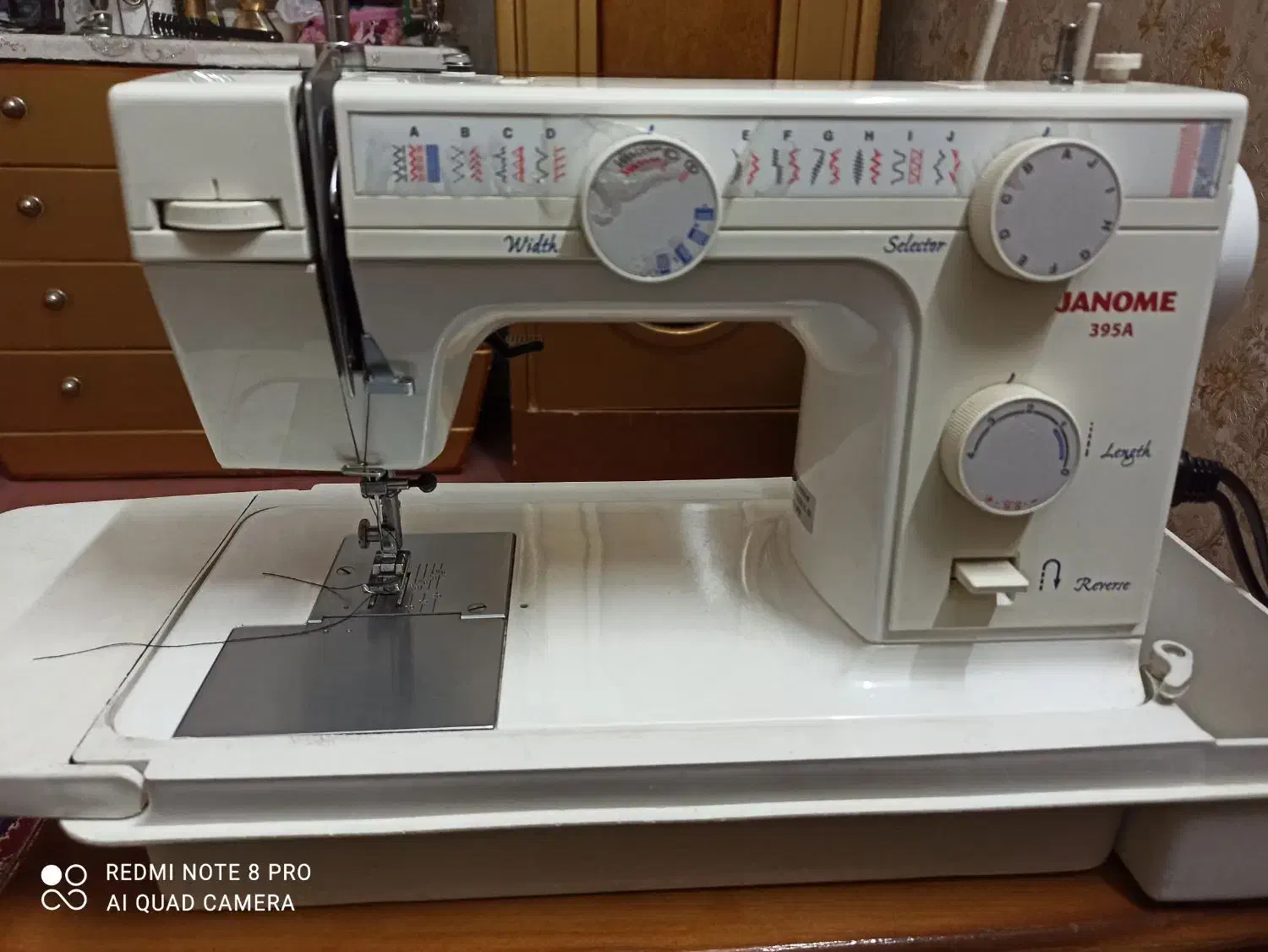 چرخ خیاطی ژانومه|چرخ خیاطی و ریسندگی|اصفهان, قهجاورستان|دیوار