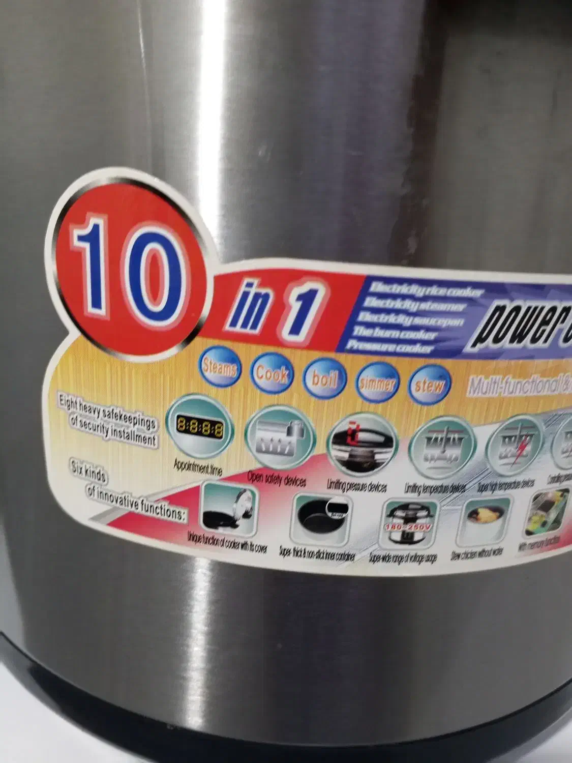 زودپز 10کارە برقی|اجاق گاز و لوازم برقی پخت‌وپز|پیرانشهر, |دیوار