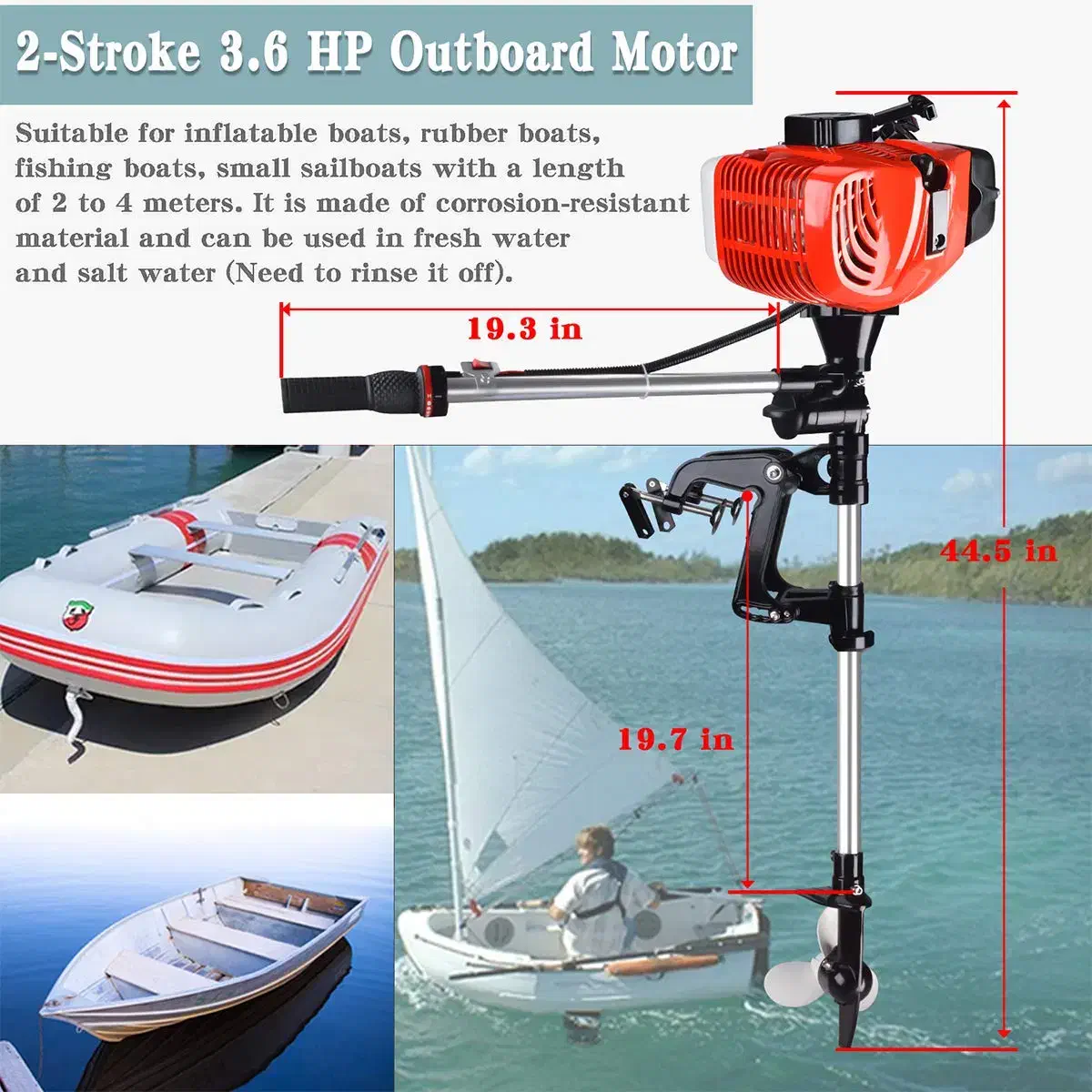 موتور قایق کوچیک بنزینی اقتصادی|قایق و سایر وسایل نقلیه|بندرعباس, |دیوار