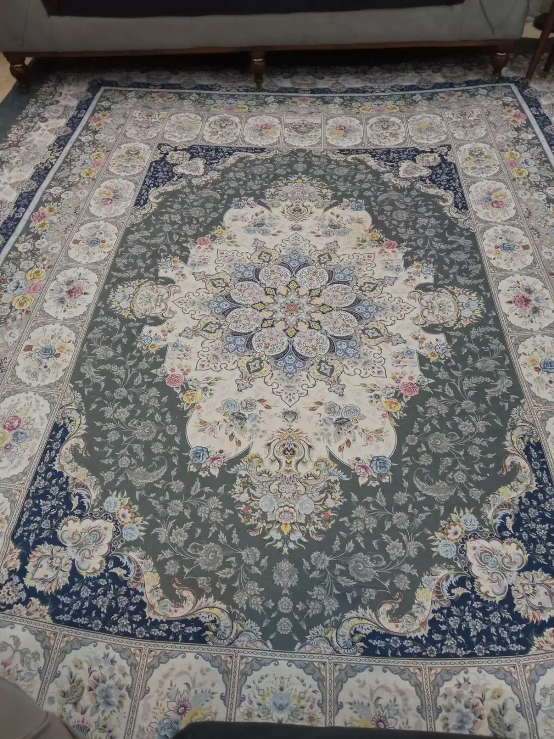 روفرشی جدید طوسی خوش رنگ 9متری|روفرشی|نهاوند, |دیوار