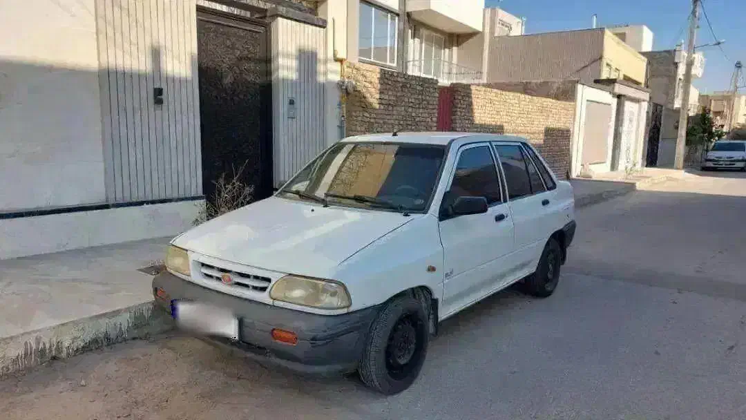 پراید صبا سفید|خودرو سواری و وانت|یزد, |دیوار