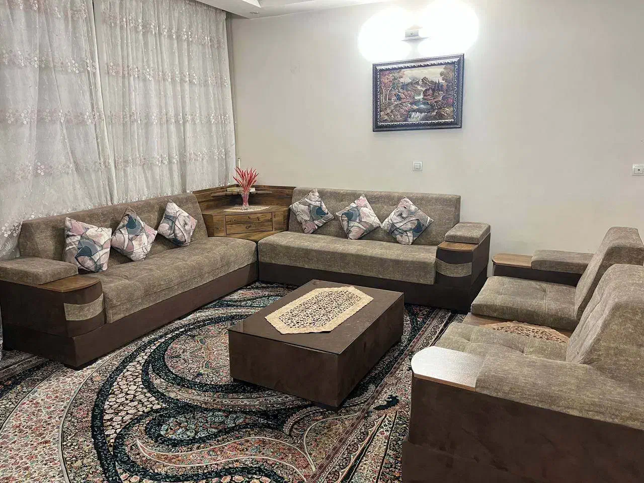 فروش مبل ۸ نفره|مبلمان خانگی و میز عسلی|اصفهان, کوی امیریه|دیوار