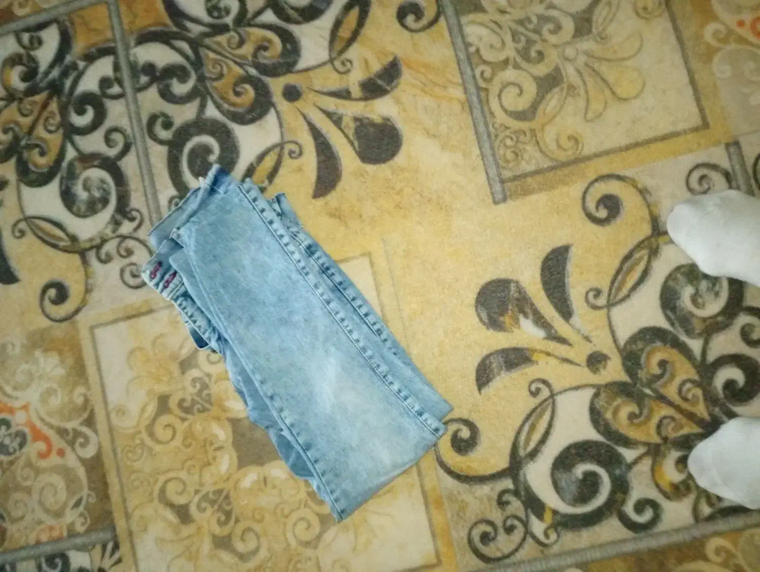 دو عدد شلوار لی آبی تمیز سالم|لباس|قم, شهر قائم|دیوار