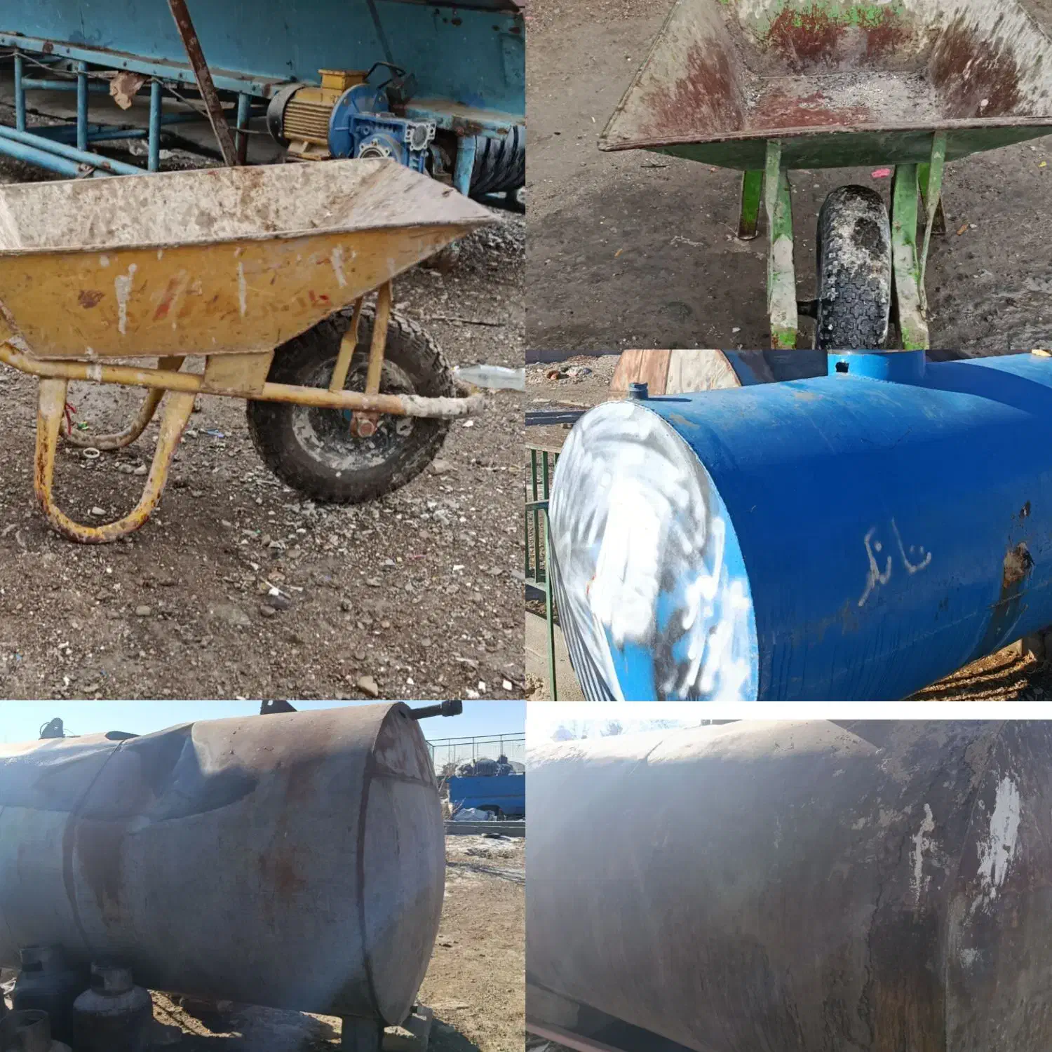 دوعدد فرغون قدیمی سالم تانکر آب|ابزارآلات|تهران, شهرک فردوس (حسینی)|دیوار