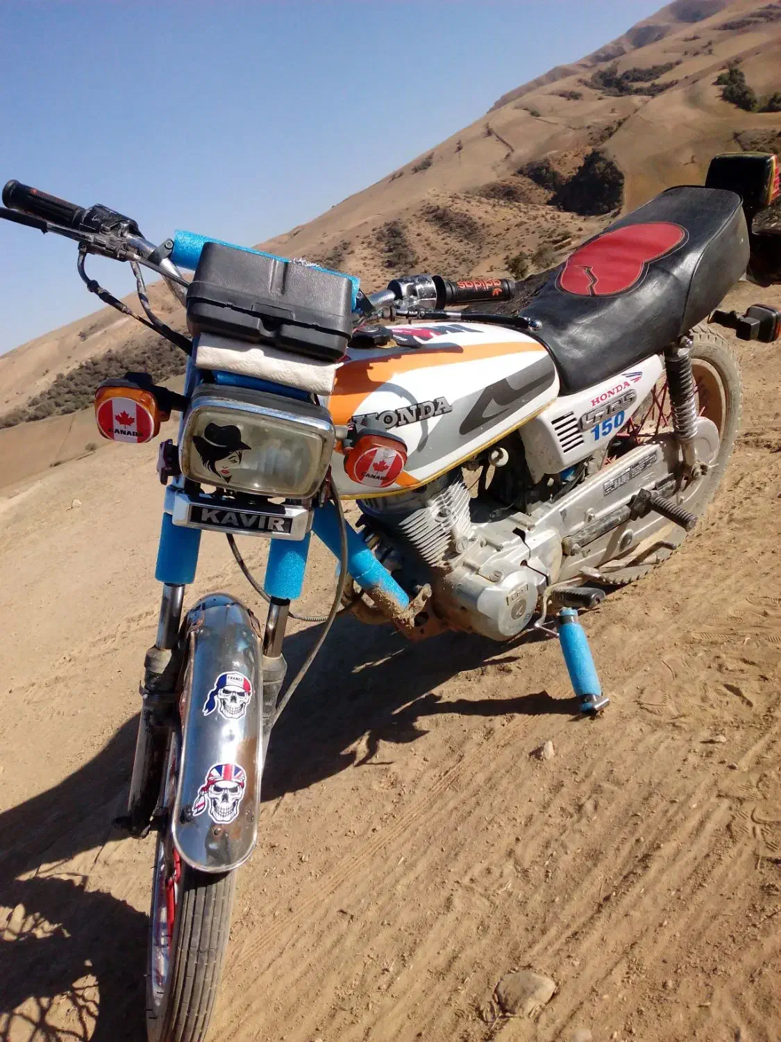 متور هندا 125مزایده با قولنامه و برگه خرید و فروش|موتورسیکلت|کالپوش, |دیوار