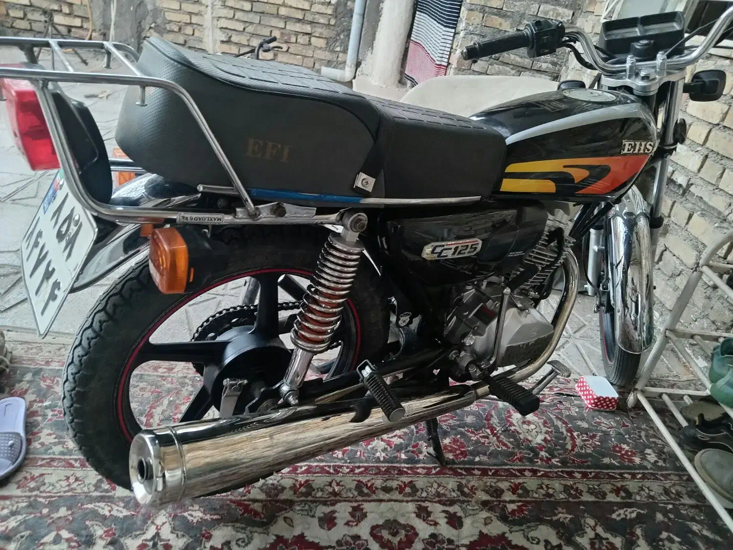 موتور 402 احسان|موتورسیکلت|تربت جام, بیست متری منبع آب|دیوار