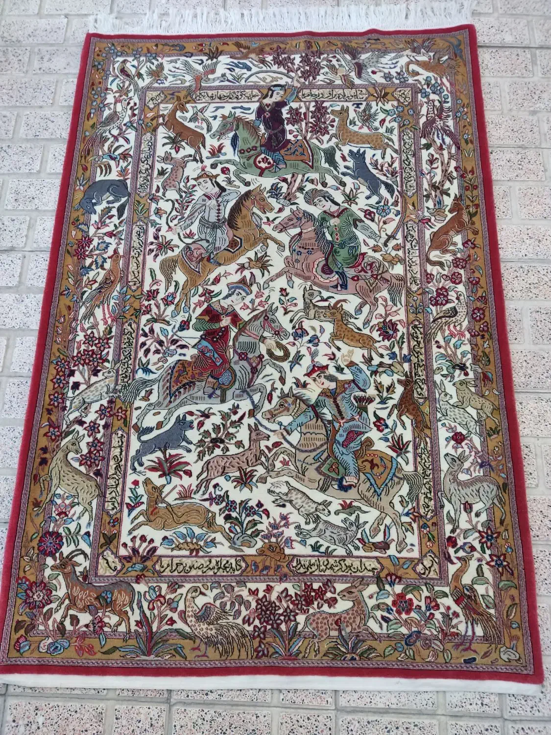 فرش دستبافت قم|فرش|ورامین, ورامین|دیوار