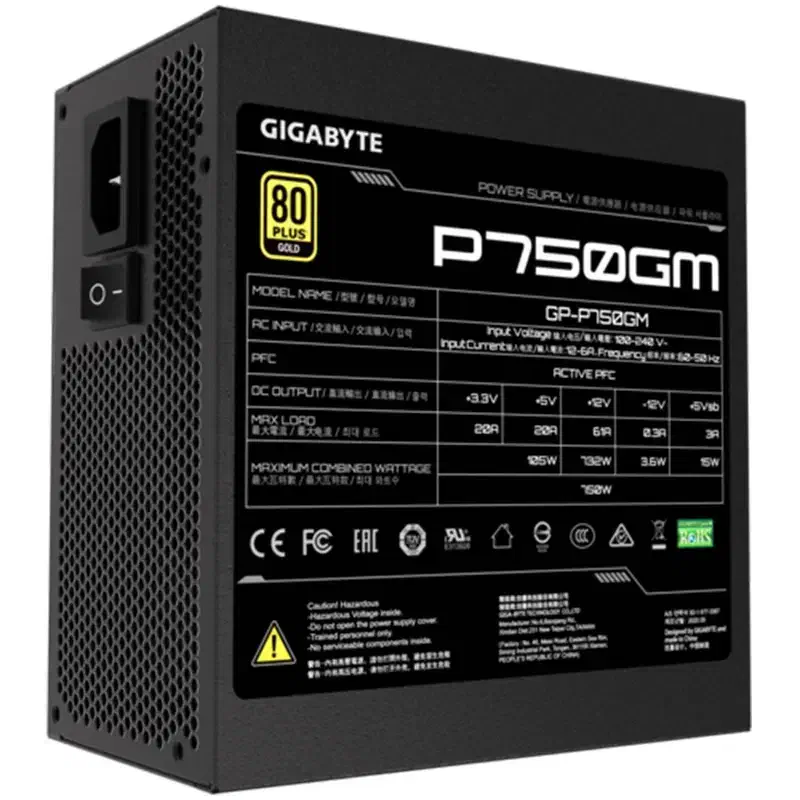 منبع تغذیه کامپیوتر مدل GIGABYTE P750GM پاور|قطعات و لوازم جانبی رایانه|یزد, |دیوار