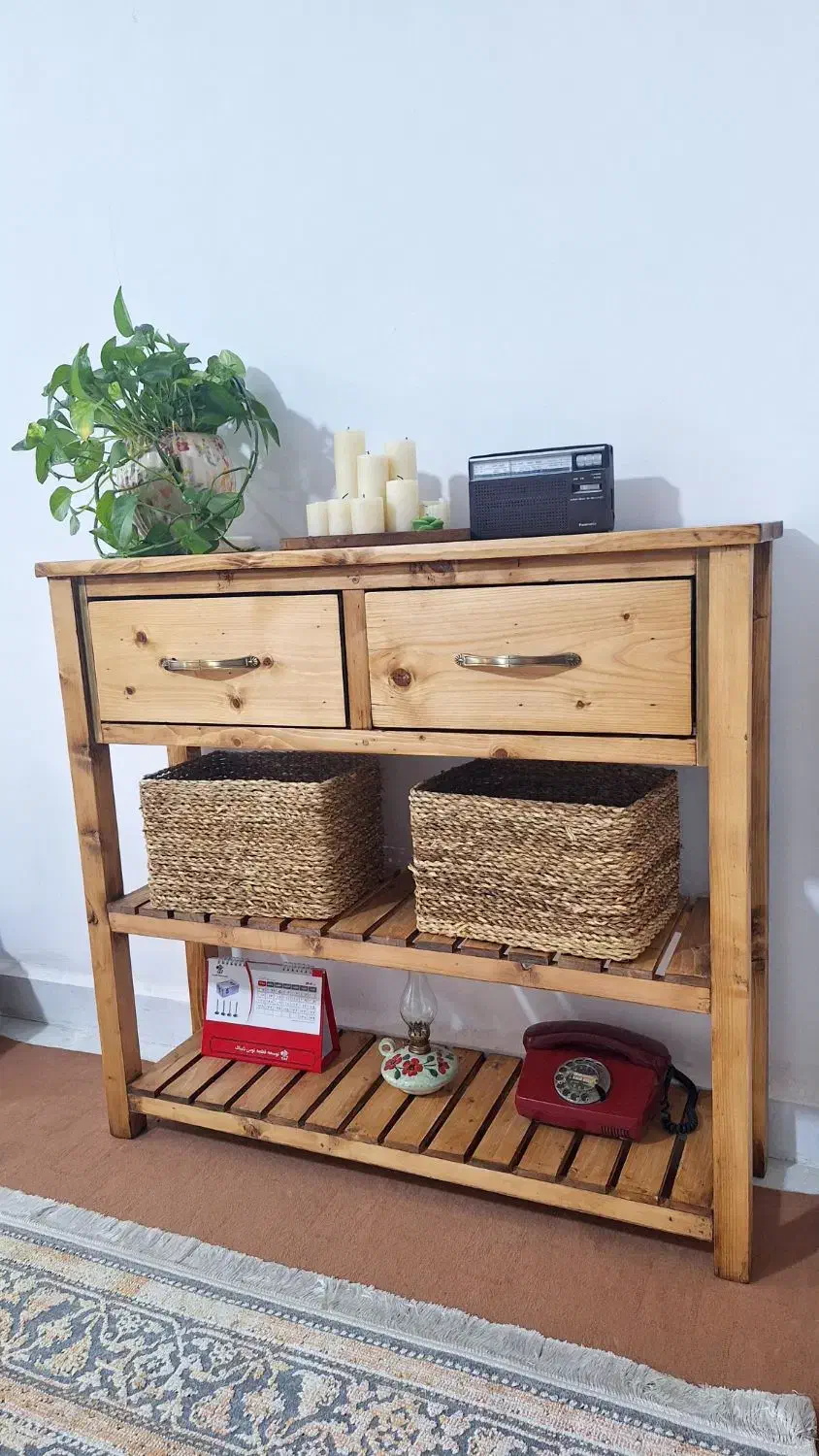 کنسول تمام چوب|بوفه، ویترین، کنسول|بندر ماهشهر, |دیوار