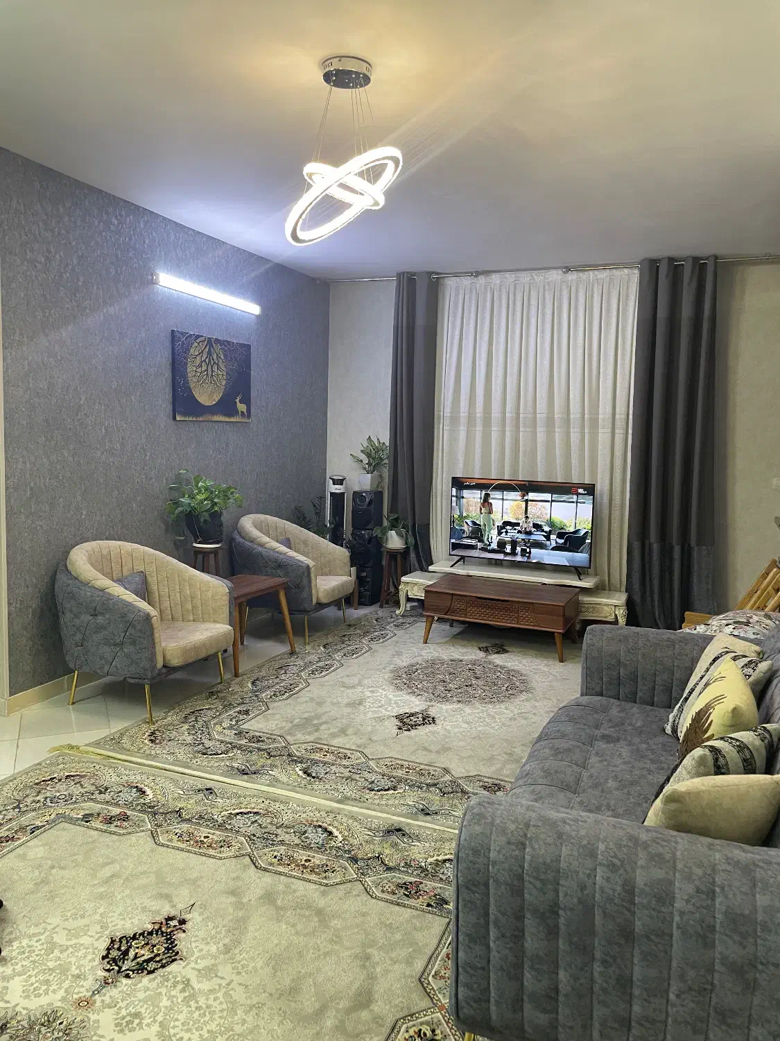 پرده پذیرایی و اتاق خواب|پرده، رانر، رومیزی|مشهد, الهیه|دیوار