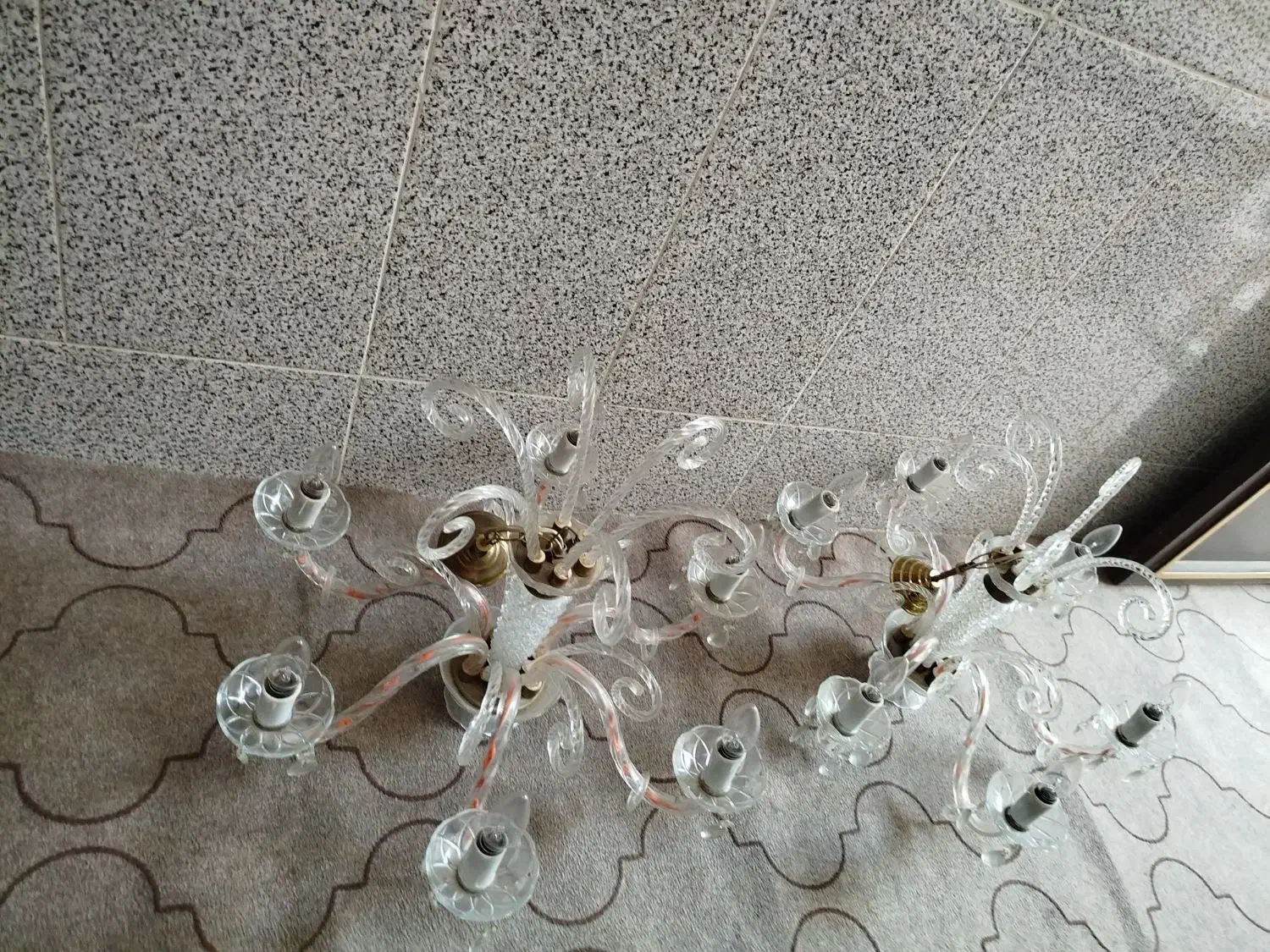 لوستر|لوستر و چراغ آویز|قم, نیروگاه|دیوار