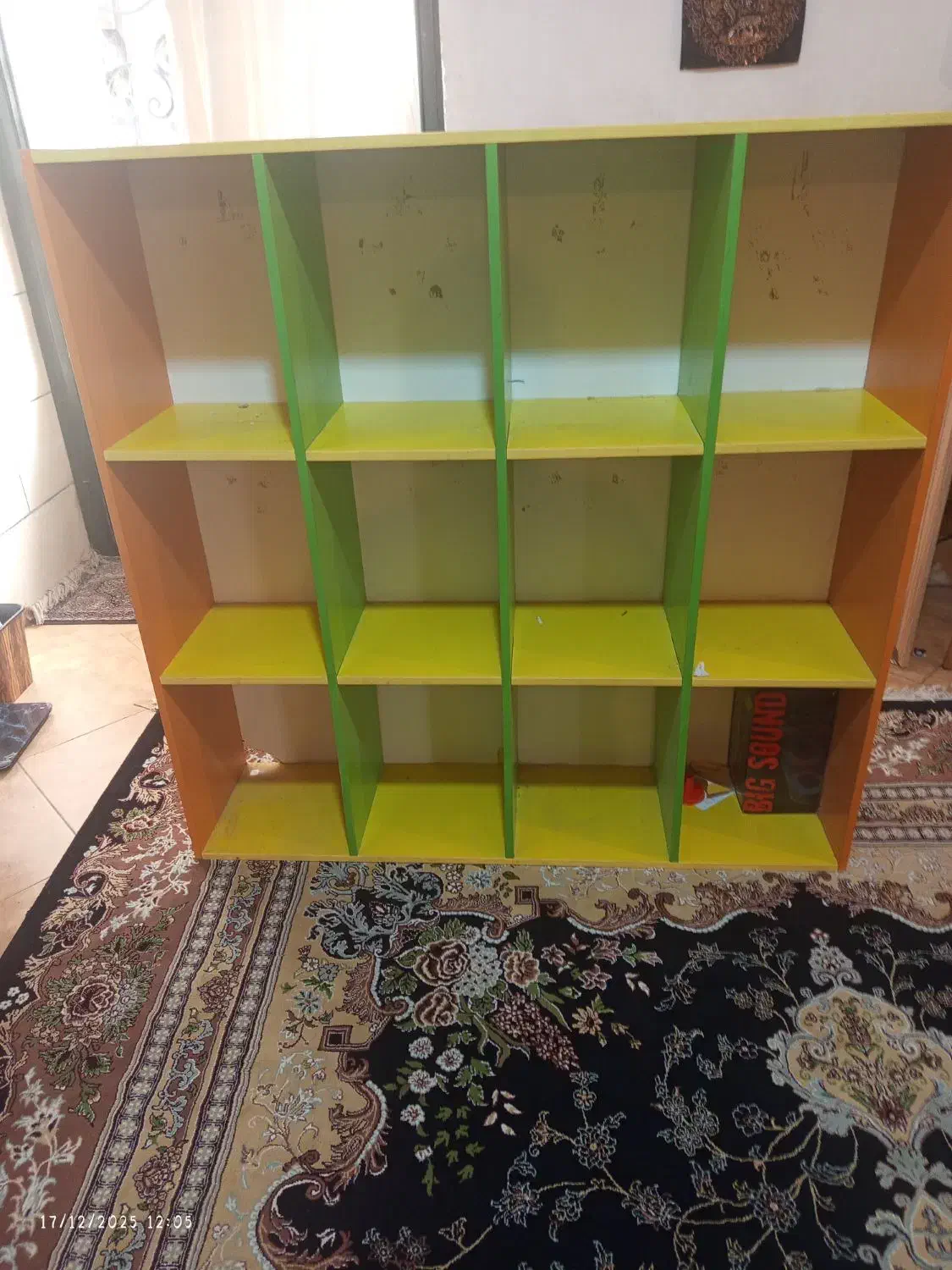 قفسه کتابخانه ام دی اف|کتابخانه، شلف، قفسه‌های دیواری|کرمان, |دیوار