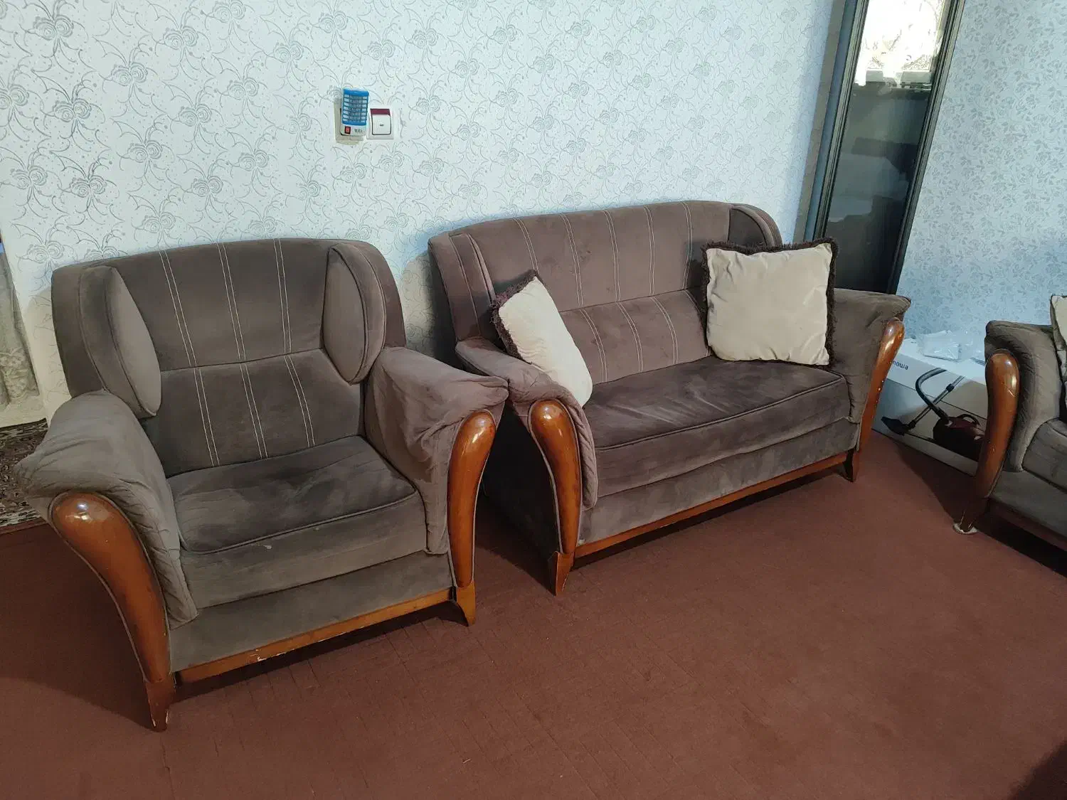 مبل راحتی ۷ نفره|مبلمان خانگی و میز عسلی|محمدیه-قزوین, |دیوار