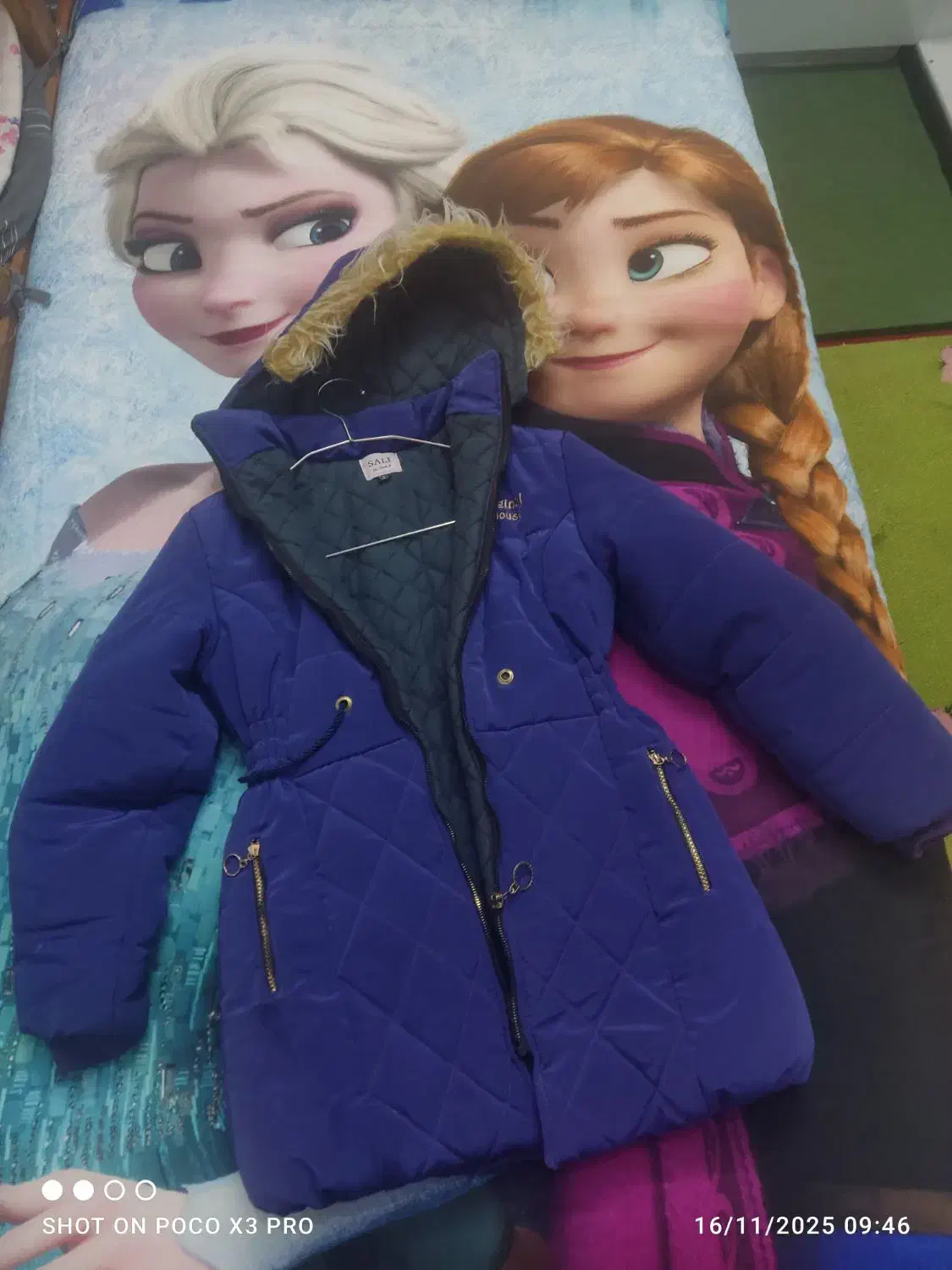 کاپشن دخترانه|کفش و لباس بچه|لنجان, |دیوار