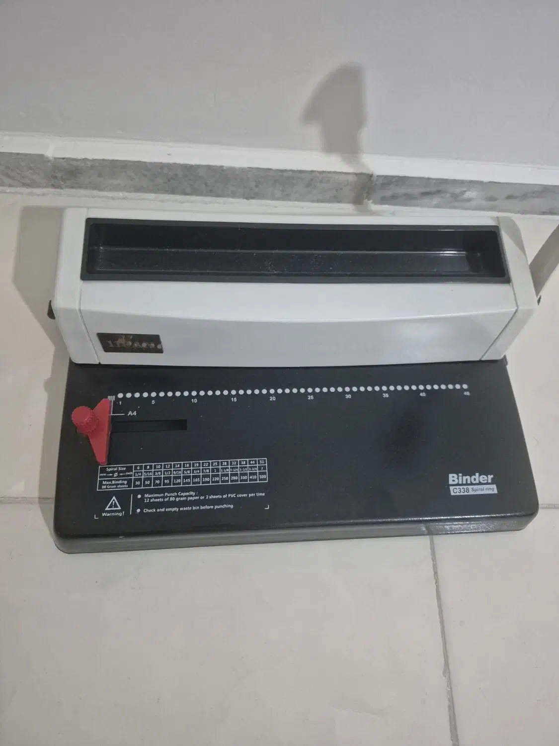 دستگاه صحافی فنری Binder C338|پرینتر، اسکنر، کپی، فکس|قزوین, |دیوار