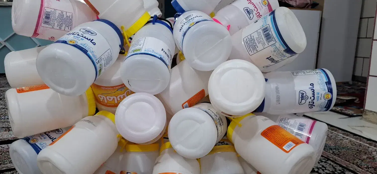 دبه ماست|ظروف نگهدارنده، پلاستیکی، یک‌بارمصرف|اراک, |دیوار