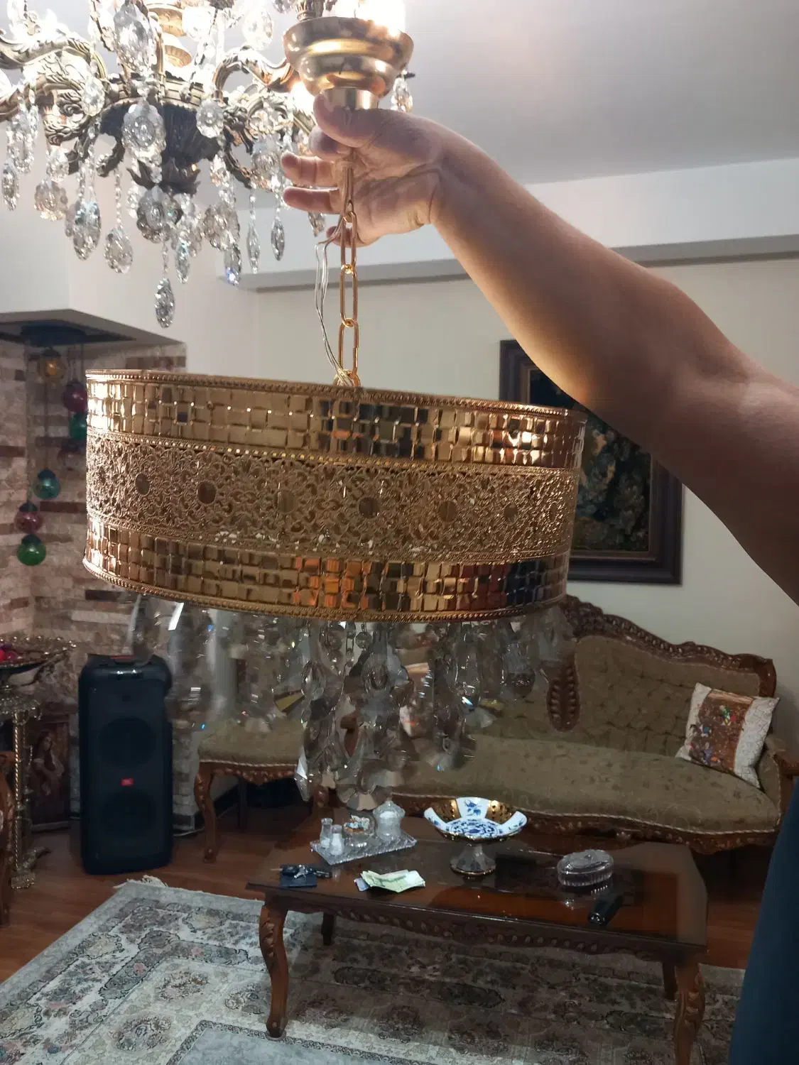 لوستر ۵ شاخه فرشته نو|لوستر و چراغ آویز|تهران, تهرانپارس غربی|دیوار