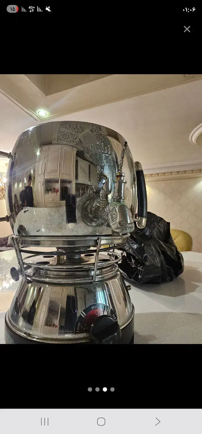 سماور مارک نیلگون 6 لیتری سالم|سماور، چایساز، قهوهساز|تهران, آهنگ|دیوار