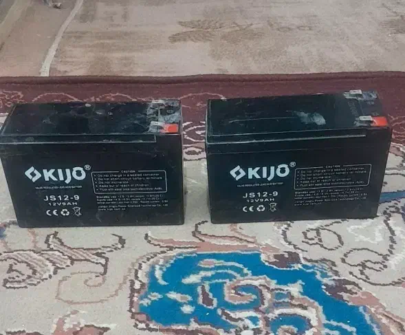 یک جفت باطری 12ولت 9آمپر سالم و درحد نو|ماشینآلات صنعتی|میناب, |دیوار