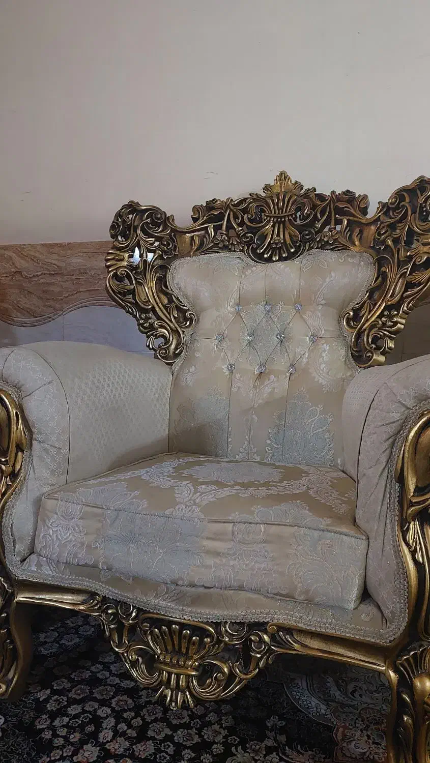 مبل سلطنتی|مبلمان خانگی و میز عسلی|اهواز, اسلام آباد شرقی|دیوار