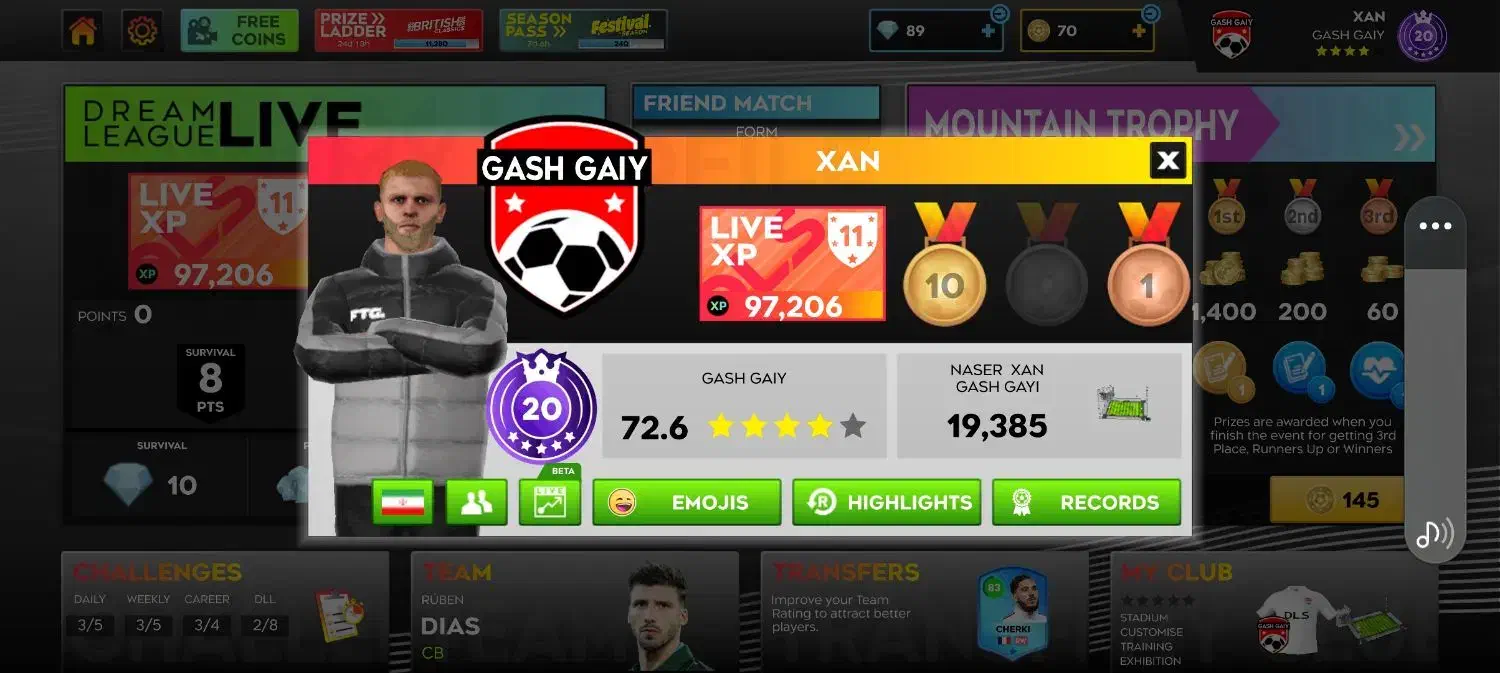 اکانت بازی dls|کنسول، بازی ویدئویی و آنلاین|ارژن, |دیوار