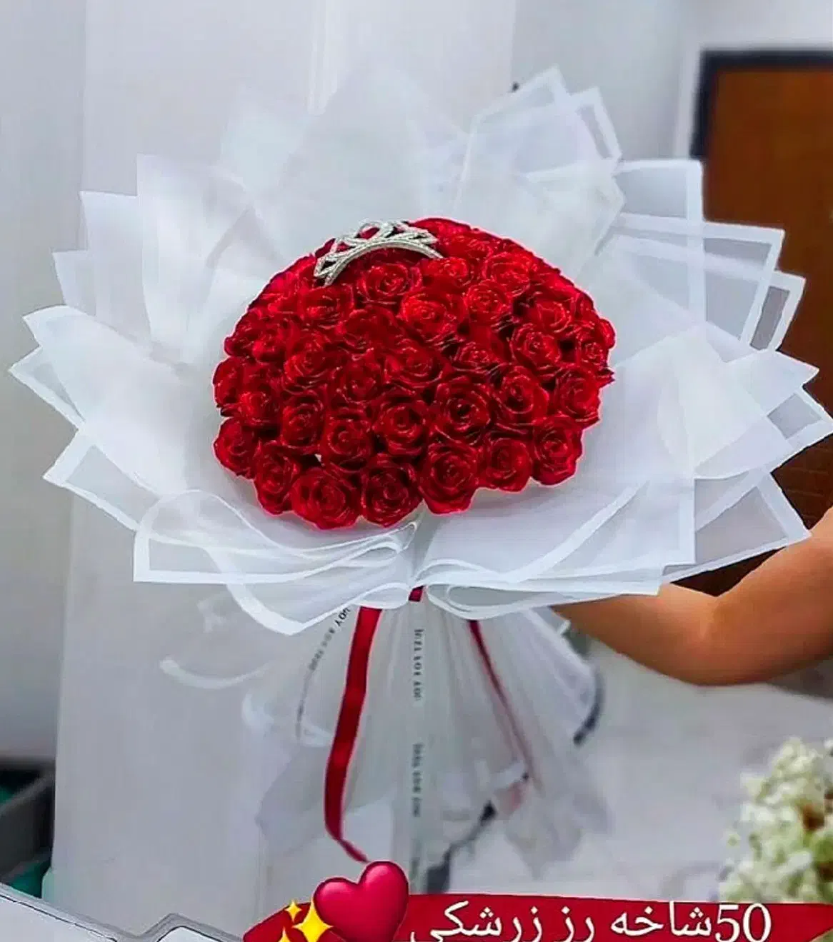 گل های روبانی خراب نشدنی برای کادو وخواستگاری و..|گل مصنوعی|رشت, توشیبا|دیوار