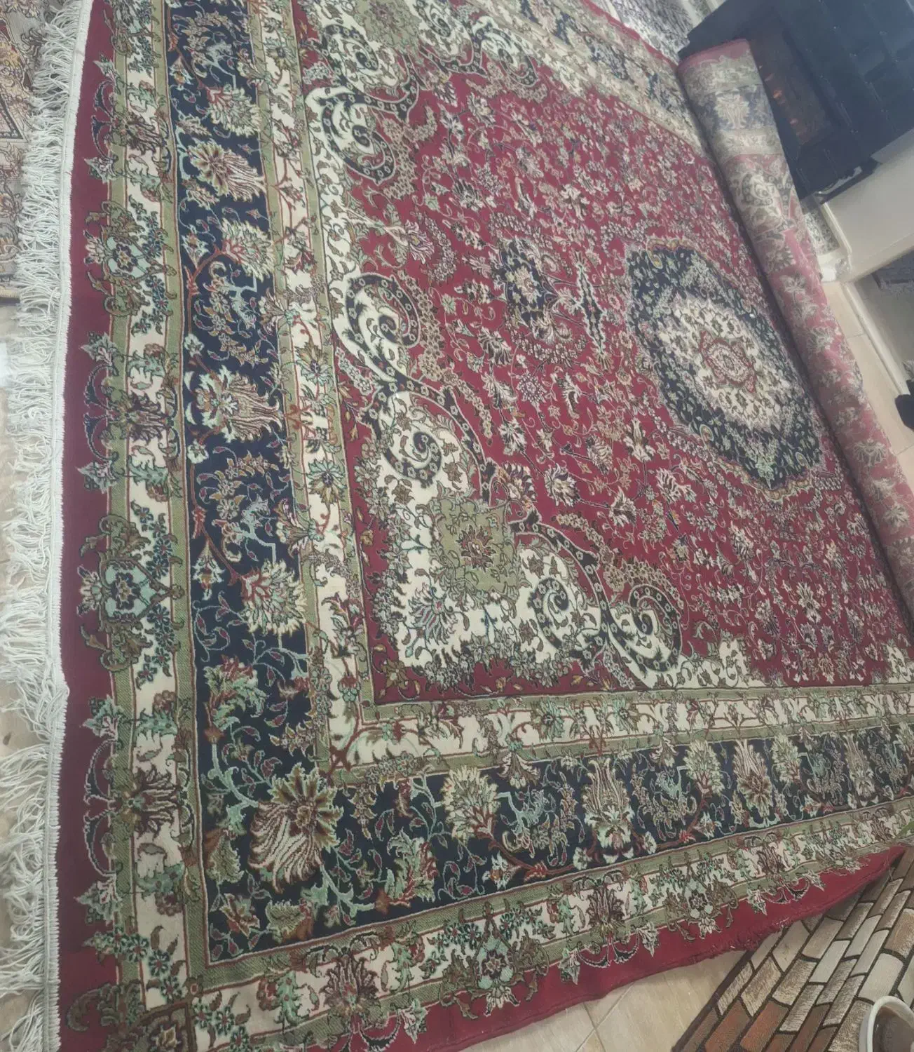 دو تخته فرش ماشینی ۱۲ متری|فرش|برخوار, |دیوار