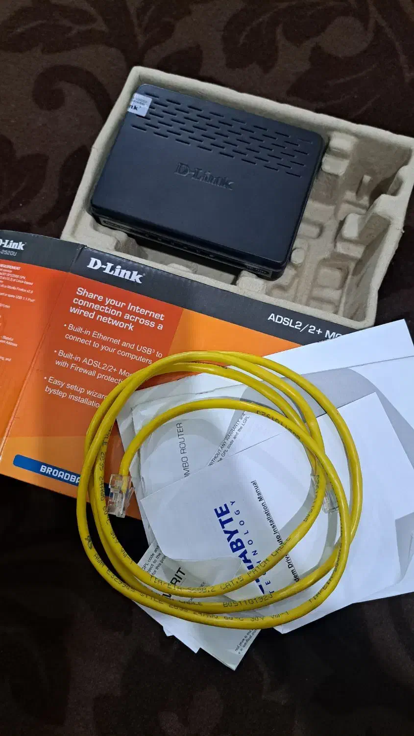 مودم دی لینکADSL2|مودم و تجهیزات شبکه|فاضل آباد, |دیوار