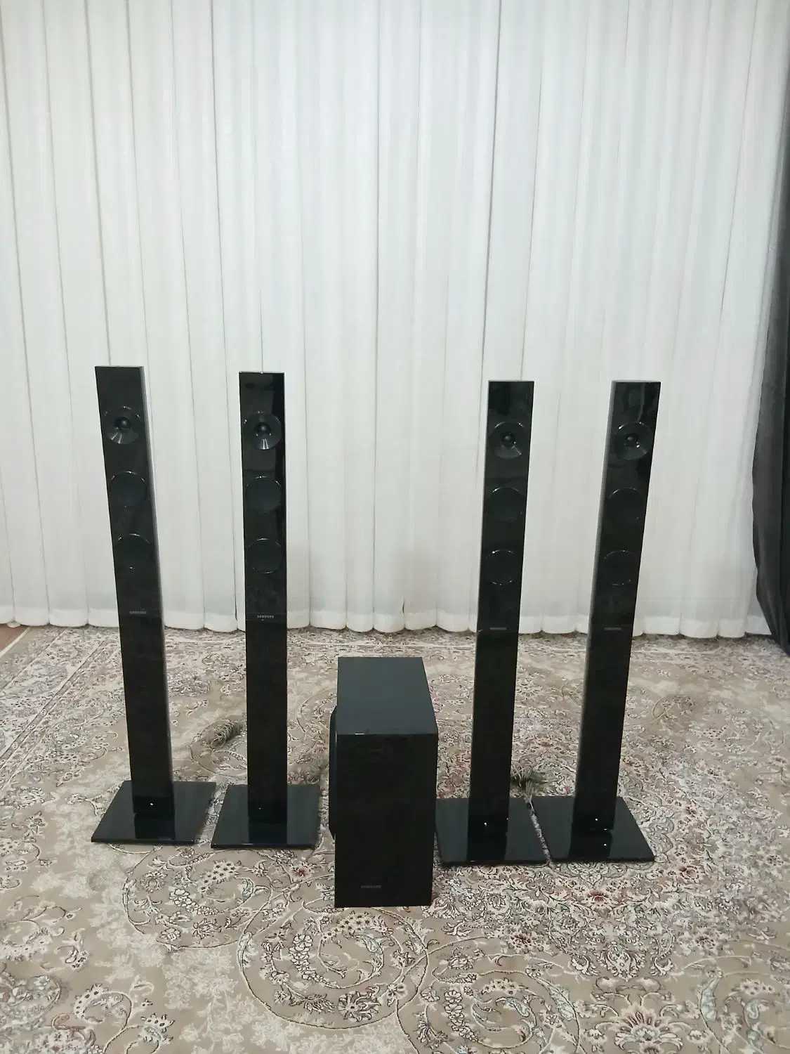 سینما خانواده سامسونگ ۵ تیکه سالم در حد نو|سیستم صوتی خانگی|تهران, تهرانسر شرقی|دیوار