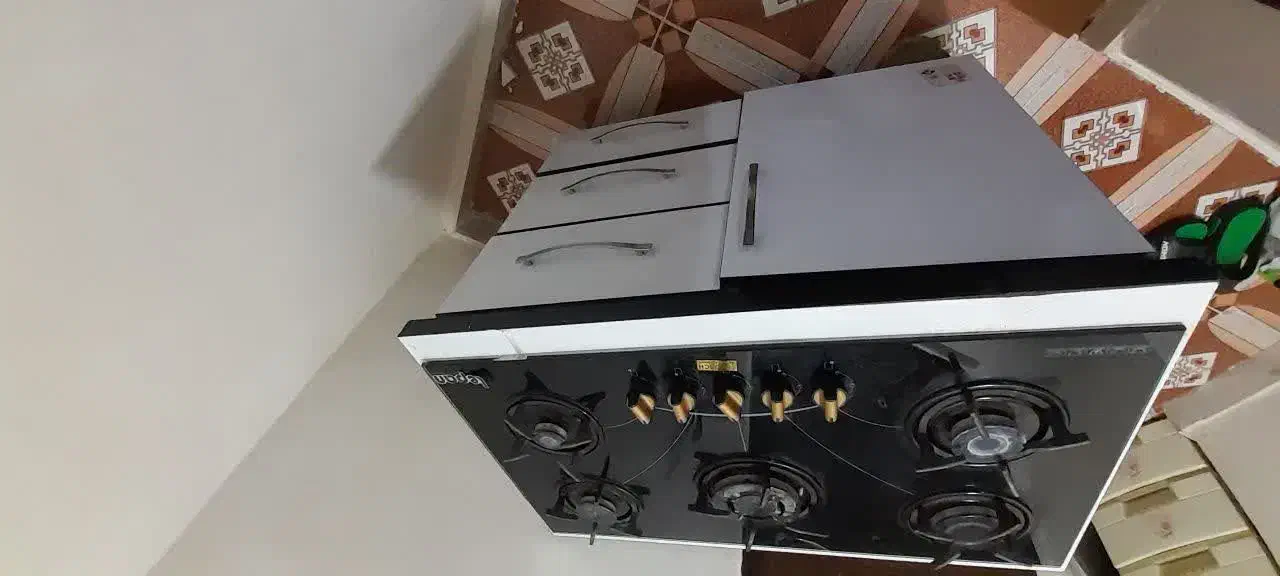 گاز صفحه ای با کابینت|اجاق گاز و لوازم برقی پختوپز|قم, پردیسان|دیوار