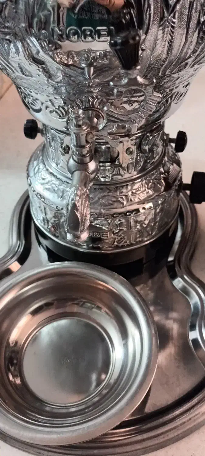 سماور گازی با پارچ و کاسه و سینی|سماور، چای‌ساز، قهوه‌ساز|تهران, دستغیب|دیوار