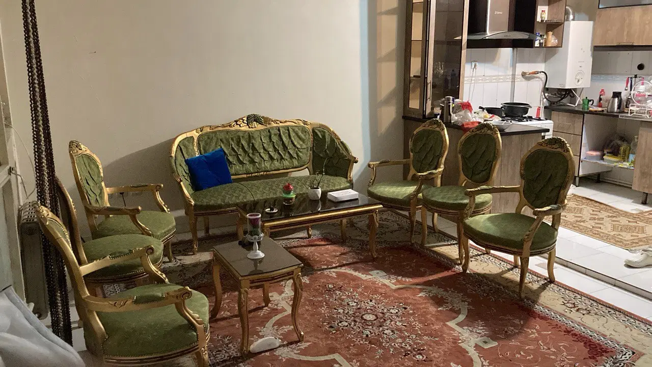ست کامل مبل استیل و ناهارخوری کار کلاسیک و سنگین|مبلمان خانگی و میز عسلی|تهران, امجدیه (خاقانی)|دیوار