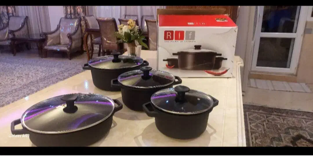 فروش تک یا سرویس چدن گرانیت 8 پارچه  قیمت کارخونه|ظروف پخت‌وپز|تهران, تهرانپارس غربی|دیوار