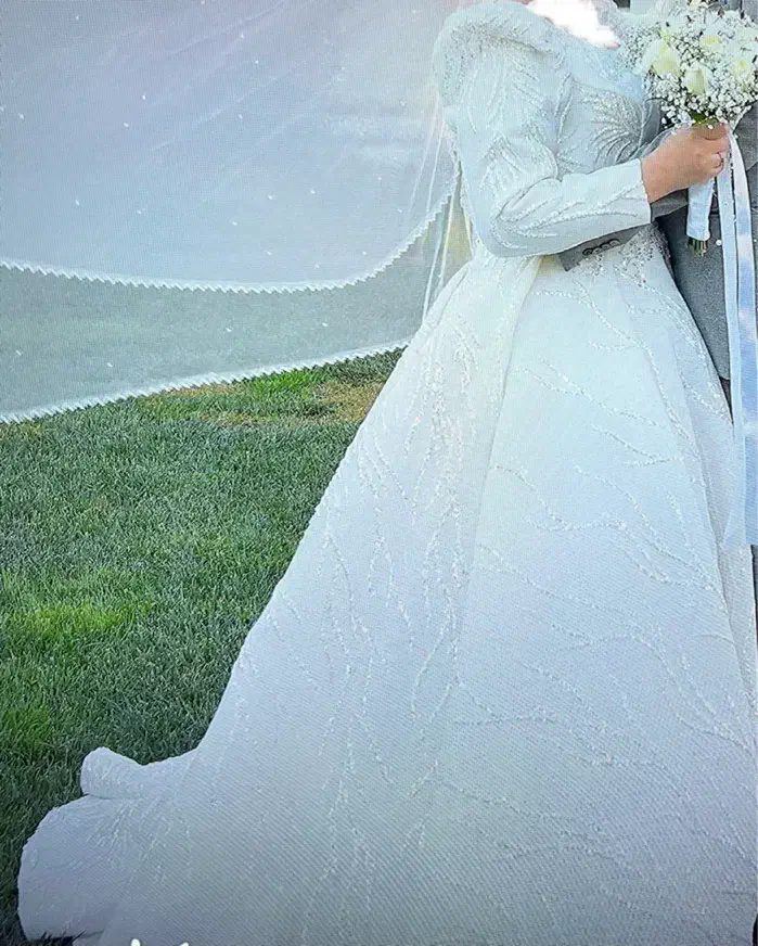 لباس عروس شاین دار سایز ۳۸|لباس|آمل, |دیوار