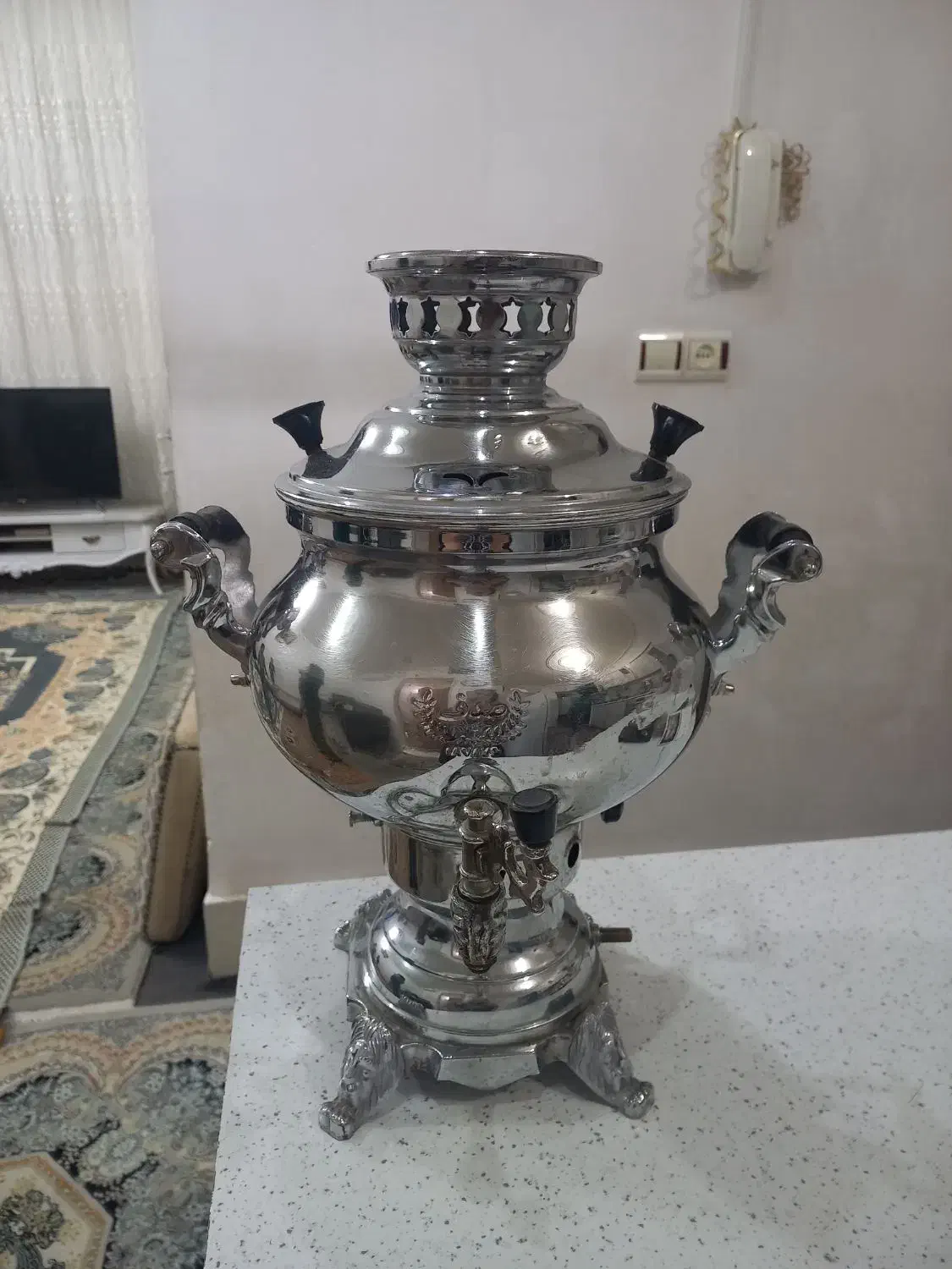 سماور|سماور، چایساز، قهوهساز|قم, نیروگاه|دیوار