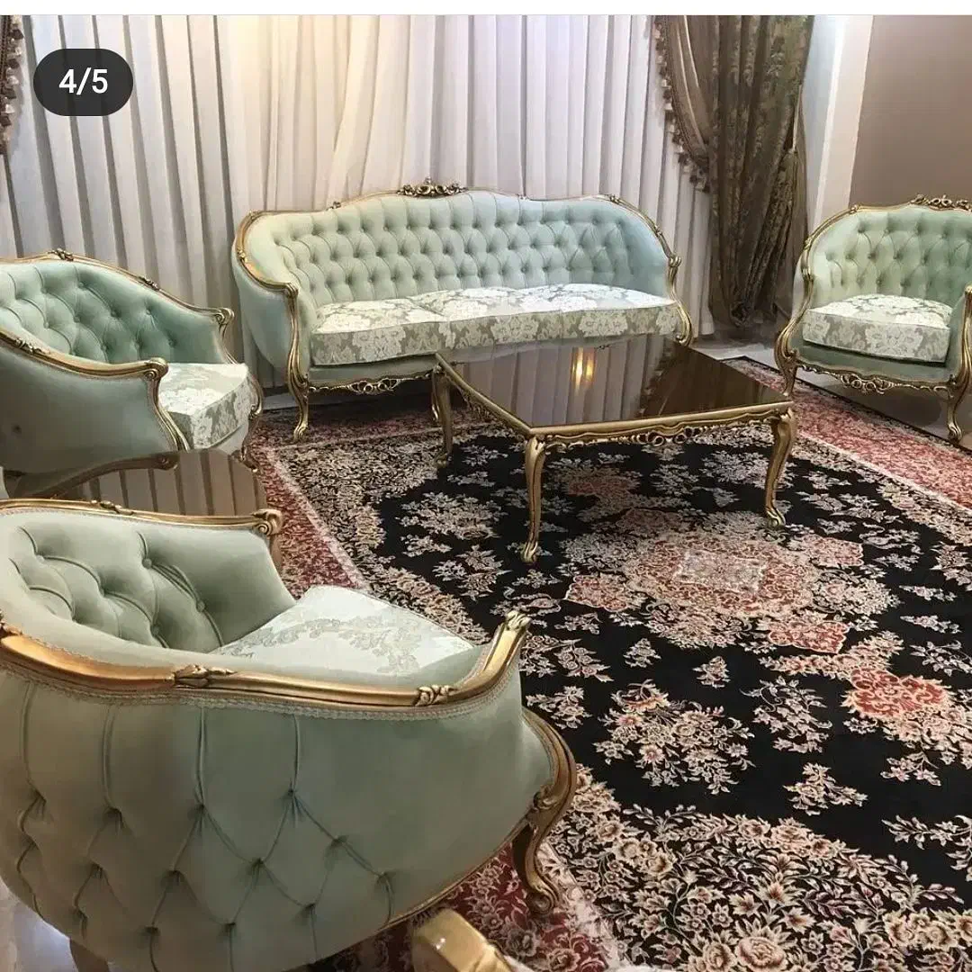 مبل استیل کلاسیک زمرد سلطنتی|مبلمان خانگی و میز عسلی|مشهد, گرجی علیا|دیوار