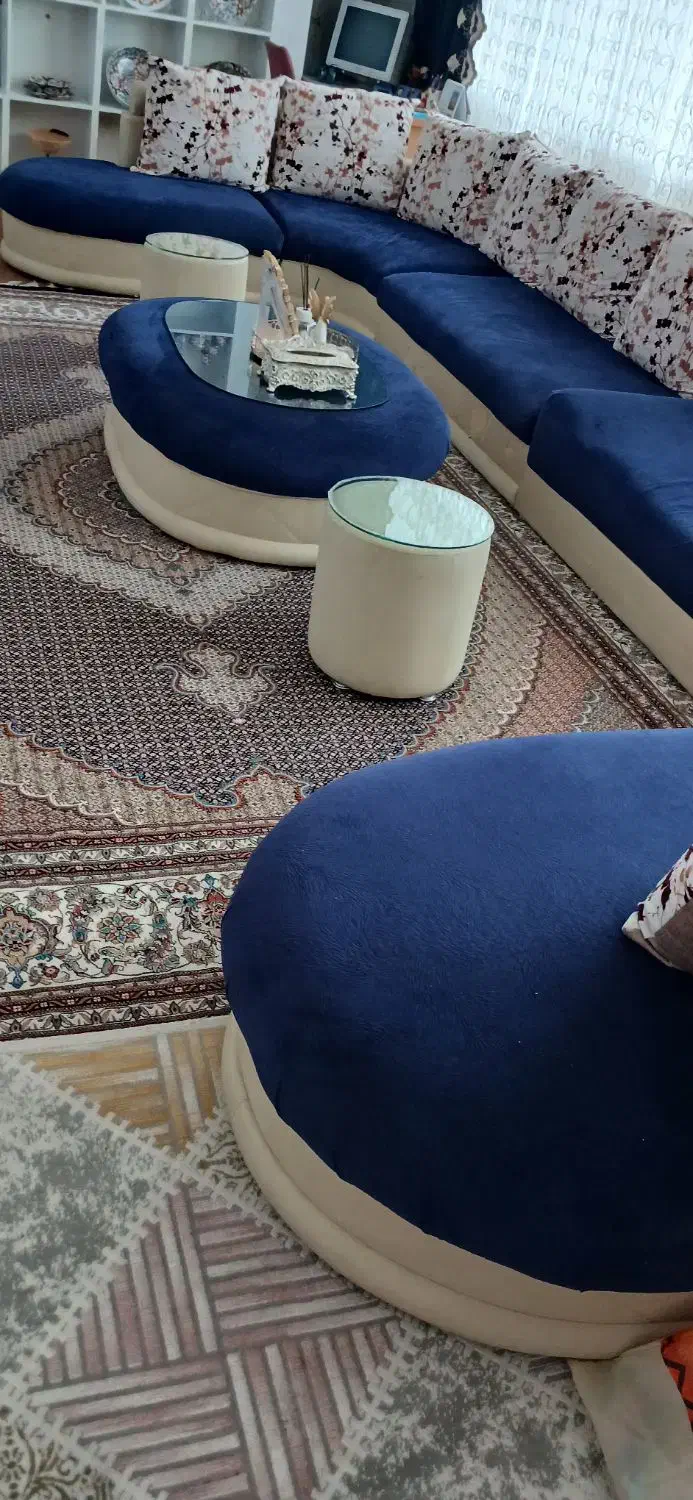 مبل راحتی با ۳میز عسلی|مبلمان خانگی و میز عسلی|اردبیل, |دیوار