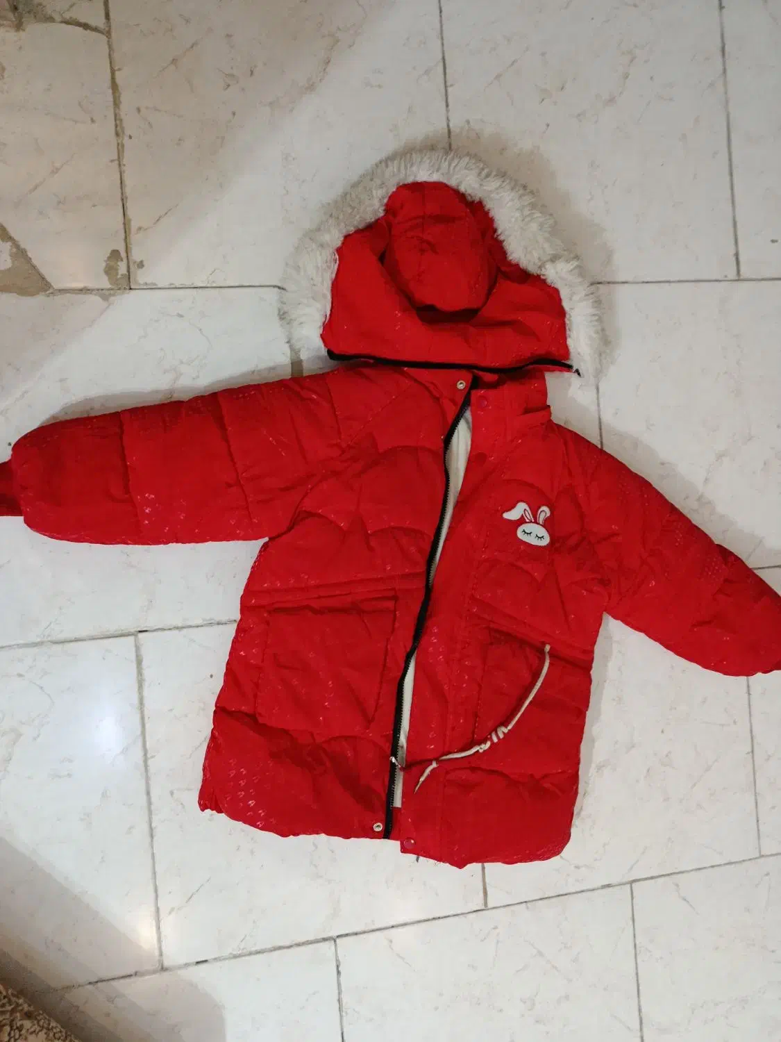 کاپشن دخترانه در حد نو|کفش و لباس بچه|صومعهسرا, |دیوار