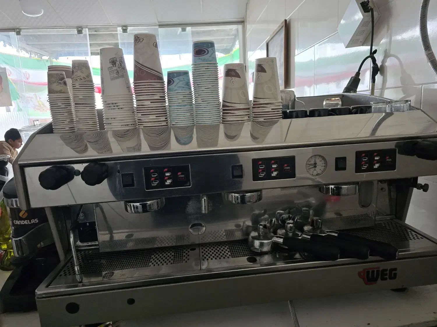 دستگاه قهوه ساز صنعتی|سماور، چایساز، قهوهساز|کوار, |دیوار