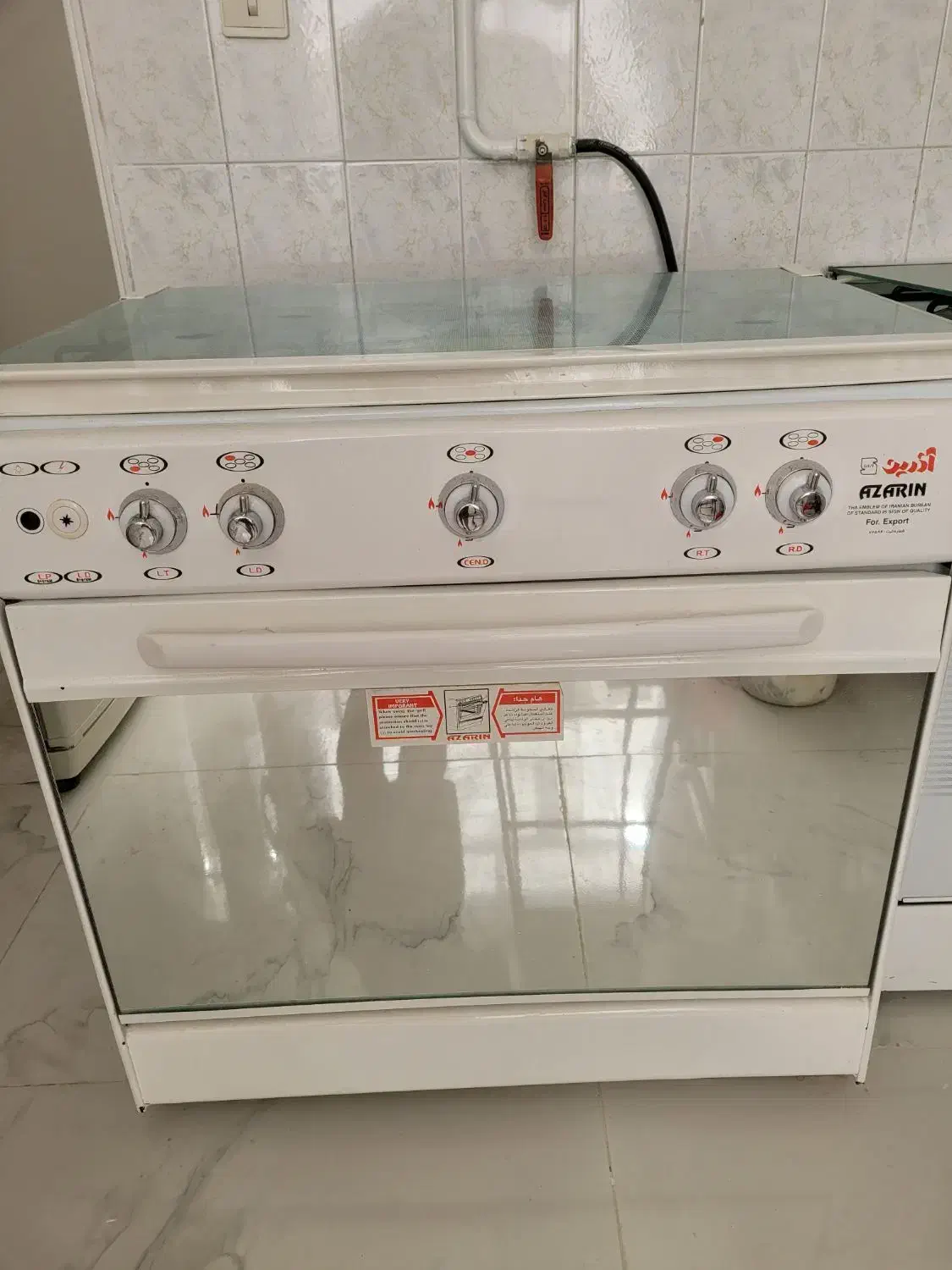 اجاق گاز ۵ شعله طرح فر|اجاق گاز و لوازم برقی پخت‌وپز|تهران, شهرک دانشگاه|دیوار