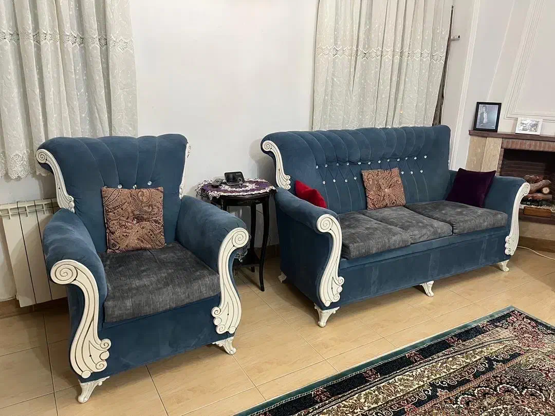 مبل راحتی و میز نهارخورب|مبلمان خانگی و میز عسلی|رشت, لاکانی|دیوار