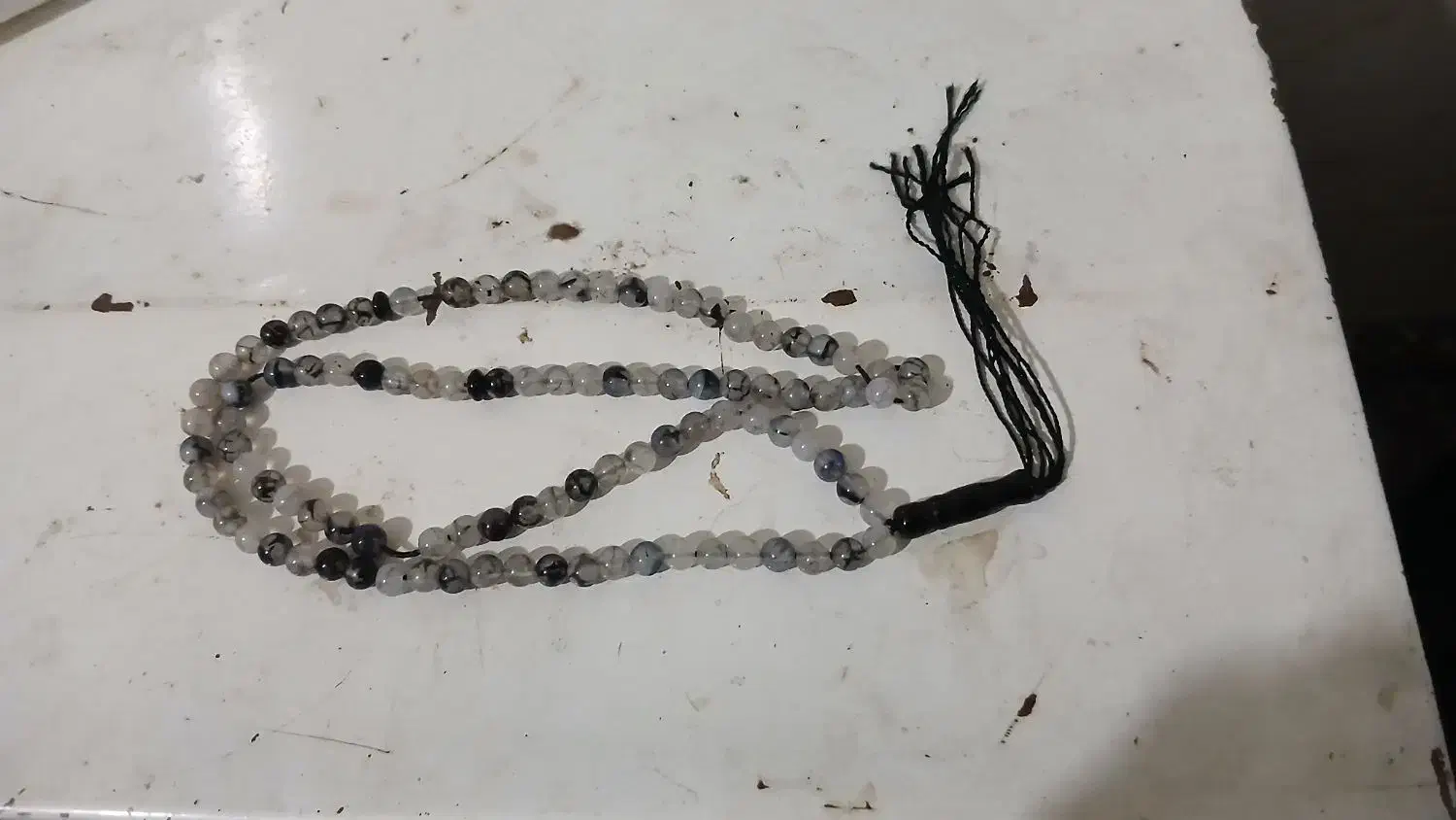 تسبیح یشم وشجر،،طبیعی اصلی|کلکسیون اشیاء عتیقه|نیشابور, رحمت آباد|دیوار