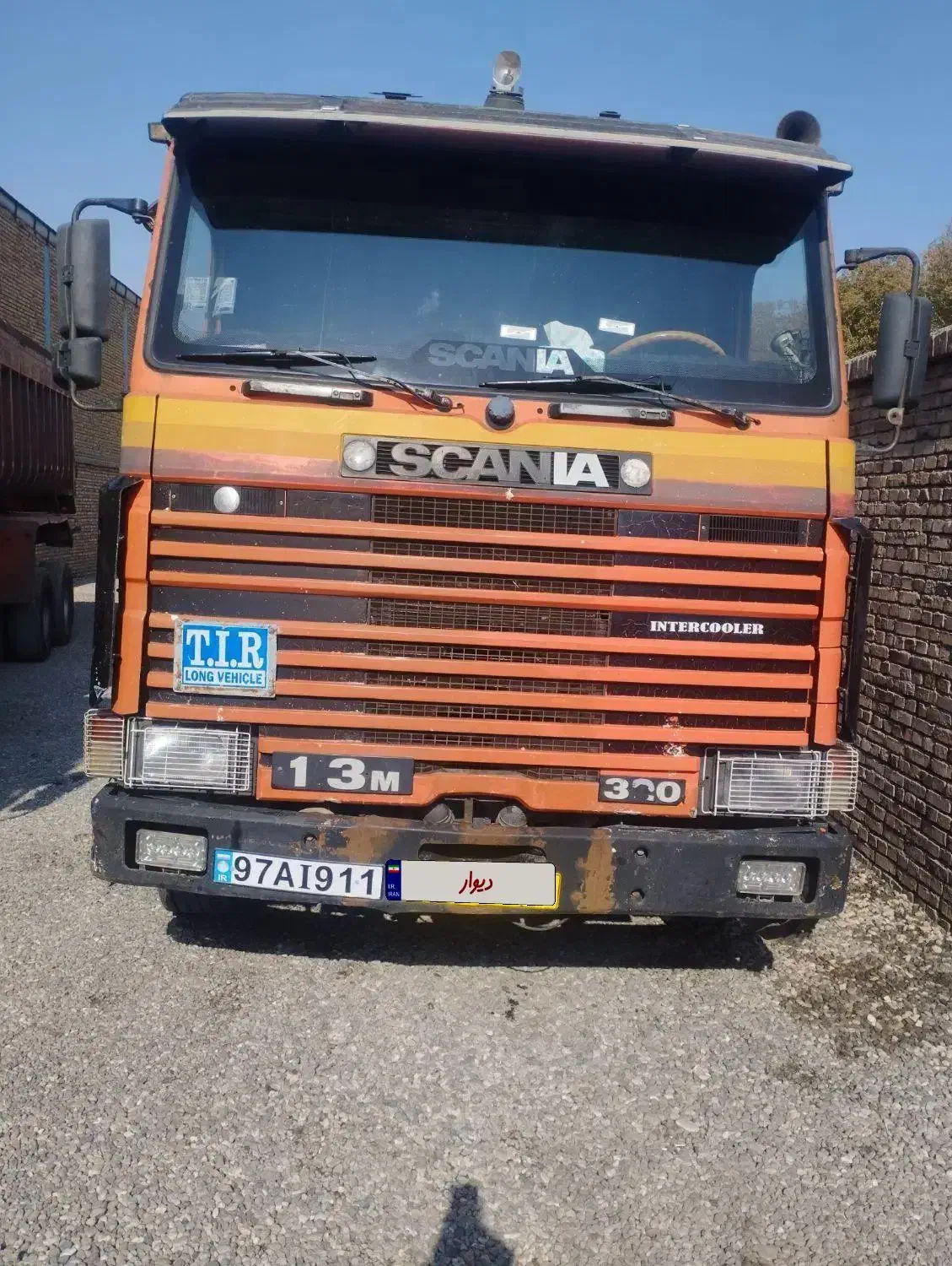 کامیون کشنده اسکانیا قرمز انتر کولر|خودرو سنگین|خوی, |دیوار