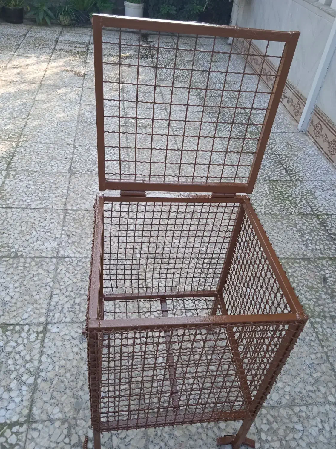 سطل زباله فلزی|لوازم نظافت|سیاهکل, |دیوار